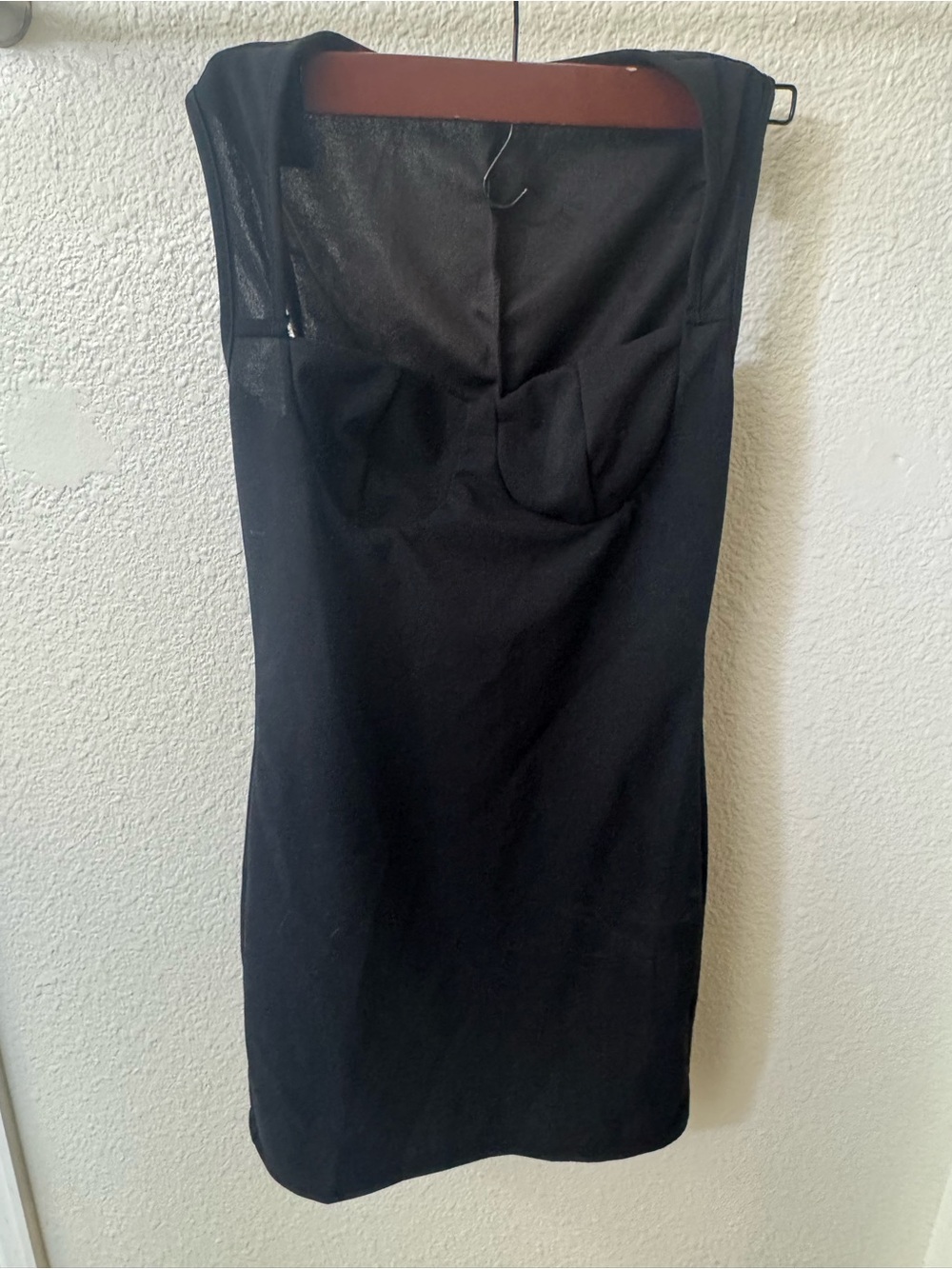 Little Black Dress with Sheer Neckline